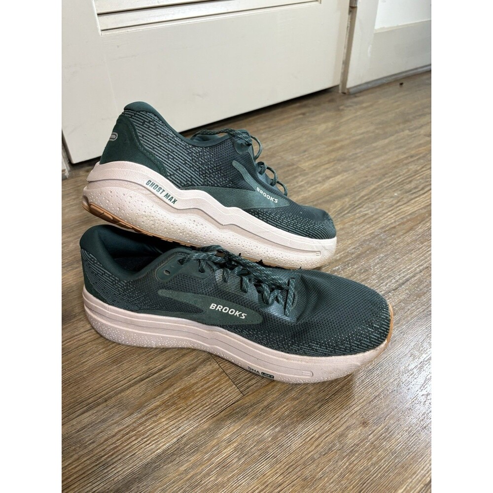 Brooks Ghost Max 2 Mens Size 13 Green Athletic Running Shoes Sneakers